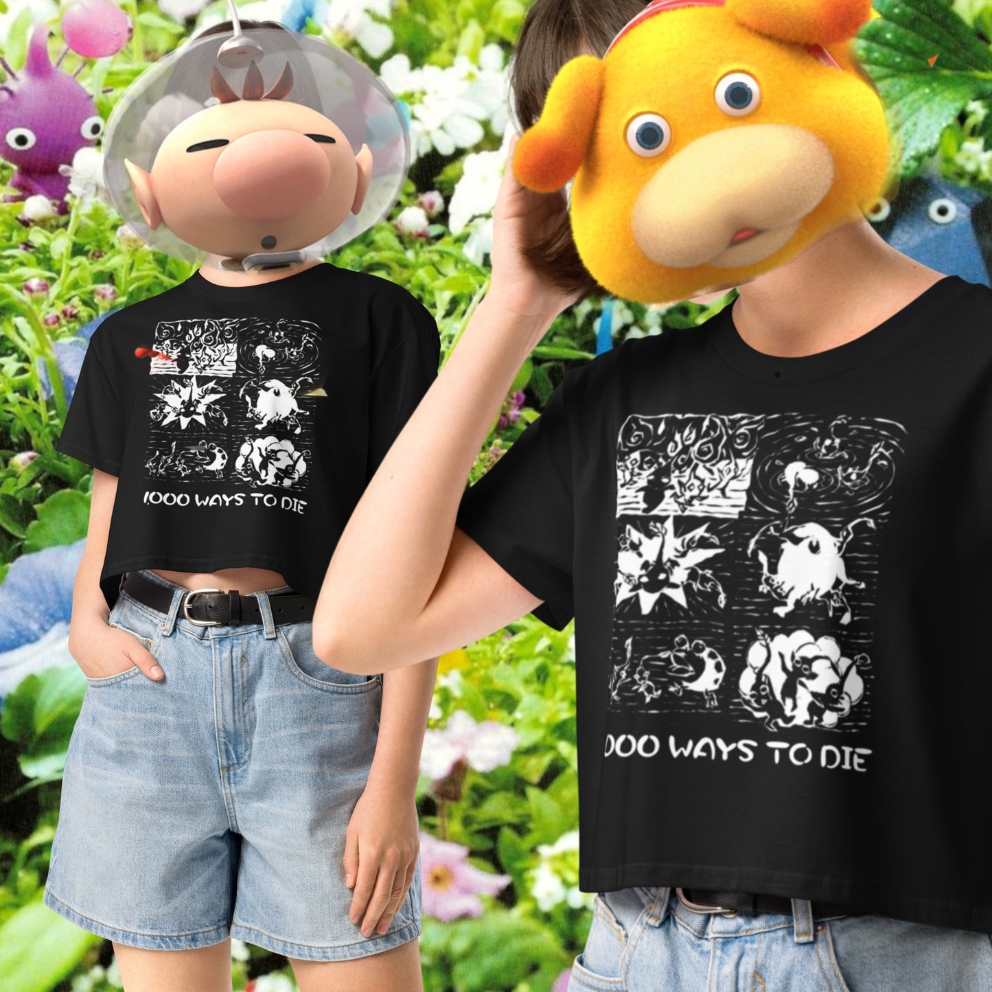 Pikmin Crop Tee